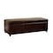 Baxton Studio Chanuncey Storage Ottoman, 18 in W, 16.5 in H, Leather, Brown A-1956 - alternate 1